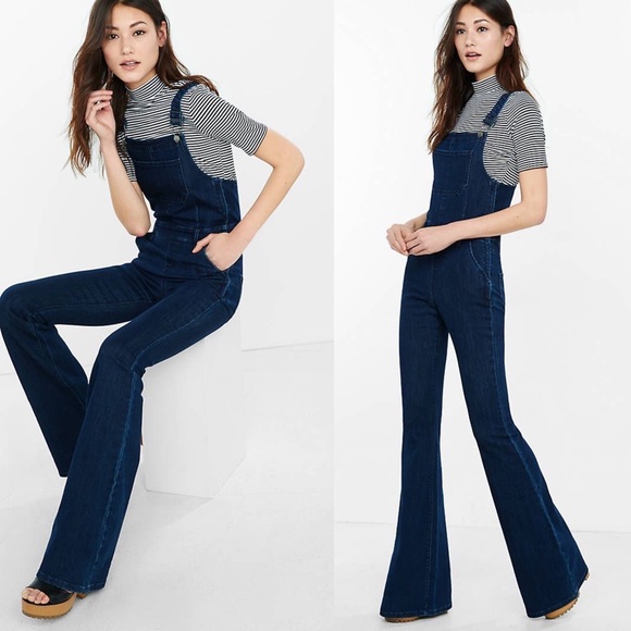 flare leg overalls